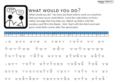 Farm Safety – Code Cracking