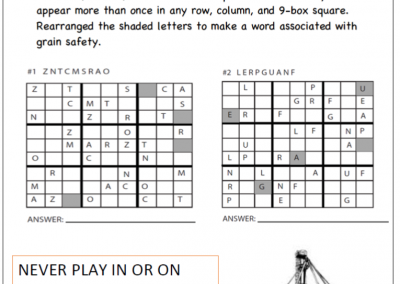 Stay Safe, Around Grain – Sudoku