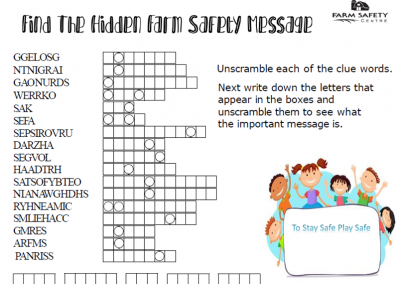 Stay Safe – Word Scramble