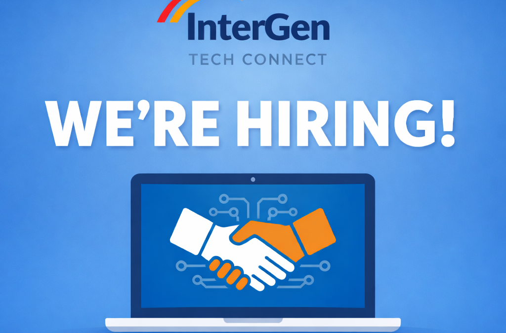 WE’RE HIRING: InterGen Tech Connect Project Coordinator – CLOSED